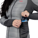 FXR Phoenix Quilted Womens Zip Up Hoody