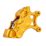 Arlen Ness 14" 6-Piston Differential Bore Gold Right Brake Caliper (02-204)
