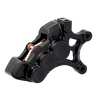 Arlen Ness 11.8" 6-Piston Differential Bore Black Left Brake Caliper (02-215)