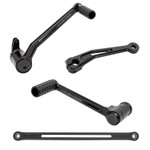 Arlen Ness Speedliner Black Heel/Toe Foot Control Kit (420-100)
