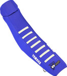 D'Cor Visuals Ribbed Seat Cover Blue/White 24-25 YZ250F/23-25 YZ450F (30-50-503)