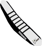 D'Cor Visuals Husqvarna Black/White Ribbed Seat Cover (30-70-407)