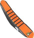 D'Cor Visuals KTM Orange Center Ribbed Seat Cover (30-30-215)