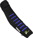 D'Cor Visuals Yamaha Black/Blue Ribbed Seat Cover (30-50-126)