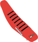 D'Cor Visuals Honda Red/Black Ribbed Seat Cover (30-10-505)