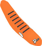 D'Cor Visuals KTM Orange/Black Ribbed Seat Cover (30-30-303)
