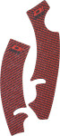 D'Cor Visuals Honda Red Premium Frame Grip Tape (16-10-107)