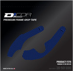 D'Cor Visuals Yamaha Blue Premium Frame Grip Tape (16-50-100)