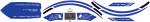 D'Cor Visuals Blue Tazer MX Graphics Kit (10-80-100-BL)