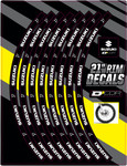 D'Cor Visuals 21" Front Rim Suzuki Decal Kit (40-80-206)