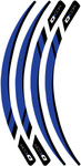 D'Cor Visuals Factory Edition Blue Rim Decals 2-Pack (40-80-220)