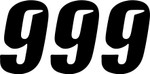 D'Cor Visuals 7" Black Slash Number 9 Decal 3 Pack (45-31-9)