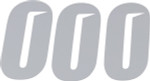 D'Cor Visuals 6" White Slash Number 0 Decal 3 Pack (45-30-0)