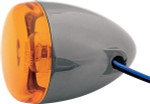 Chris Products Black Nickel Custom Turn Signal w/Amber Lens (8501A-BN)