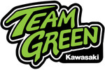 D'Cor Visuals 4" Kawasaki Team Green Decal (40-20-200)