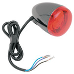 Chris Products Black Nickel Custom Turn Signal w/ Red Lens (8500R-BN)