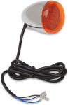 Chris Products Chrome LED Custom Turn Signal w/ Amber Lens (8500A-LED)
