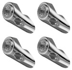 Chris Products Chrome Turn Signal Bracket to Lamp Mount 4 pack (0477-4)