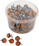 Chris Products Amber License Plate Reflectors 150-Count (CH150A)