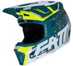 Leatt 7.5 V24 MX Offroad Helmet w/4.5 Goggles