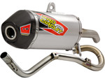 Pro Circuit T-6 Stainless Steel Full Exhaust System w/Carbon End Cap (0111912F)