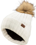 Fly Racing Womens Snow Pom Beanie Hat