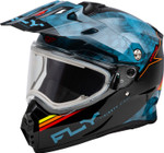 Fly Racing Trekker CW Conceal Helmet w/Heated Electric Shield