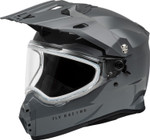 Fly Racing Trekker CW Solid Snow Helmet w/Dual Pane Shield