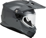 Fly Racing Trekker CW Solid Snow Helmet w/Dual Pane Shield