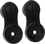 Pingel Black Fairing Mirror Drop Bracket Kit (62211)