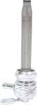 Pingel Flamed Chrome 22mm Round Fuel Valve (1311-CF)