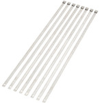 Moose Stainless Steel 14" Ladder-Style Silver Cable Ties 8pk (2120-0644)
