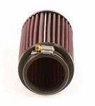 K&N Round Clamp-On Air Filter 2.4" I.D. Flange, 6" Length, 3.5" O.D. (RU-0820)