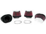 K&N Clamp-On Air Filter | Custom Oval | 4-Pack (RC-0984)