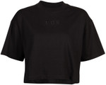 Fox Racing Wordmark Premium Womens Short Sleeve Crop Shirt