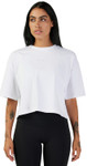 Fox Racing Wordmark Premium Womens Short Sleeve Crop Shirt