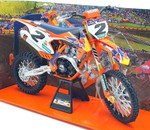 NewRay 1:6 Scale Red Bull KTM 450SX-F Cooper Web Dirt Bike