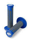 ProTaper Clamp-On Grips | Full Diamond | Twist Throttle | Blue/Gray (021688)