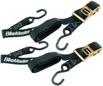 BikeMaster Ratchet Tiedowns Black 1.5" x 84" 1500lb Strength (100529)