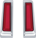 Kuryakyn Chrome Tracer LED Inserts for Saddlebag Supports (2900)