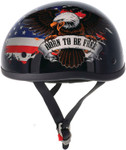 Skid Lid Freedom Eagle Motorcycle Half Helmet