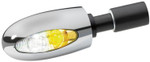 Kuryakyn Kellermann BL 1000 Chrome Bar End Turn Signal w/White/Amber LEDs (2556)