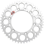 Renthal Ultralight Aluminum Rear Sprocket Silver 48 Tooth (123U-520-48GYSI)