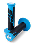 ProTaper Clamp-On Grips | Half Waffle | Twist Throttle | Blue/Black (021656)
