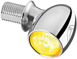 Kuryakyn Kellermann Atto Chrome Turn Signal w/Amber LEDs (2521)