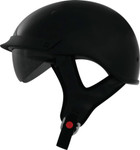THH T-72 Motorcycle Half Helmet w/Drop Down Visor