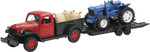 NewRay 1:32 Scale Toy 1946 Dodge Power Wagon Truck w/Farm Tractor