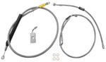 LA Choppers Stainless Standard Cable Kit for 15"-17" Handlebars (LA-8155KT-16)