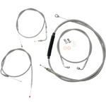 LA Choppers Stainless Standard Cable Kit for 12"-14" Handlebars (LA-8100KT-13)