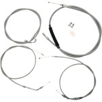 LA Choppers Stainless Standard Cable Kit for Mini Ape Handlebars (LA-8310KT-08)